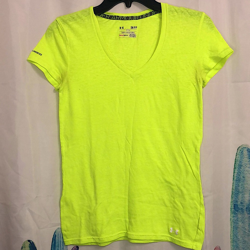 Under Armour Neon V-Neck Small